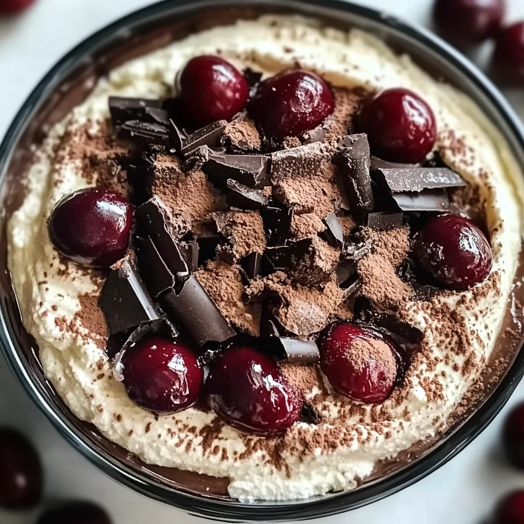 Cherry Amaretto Tiramisu