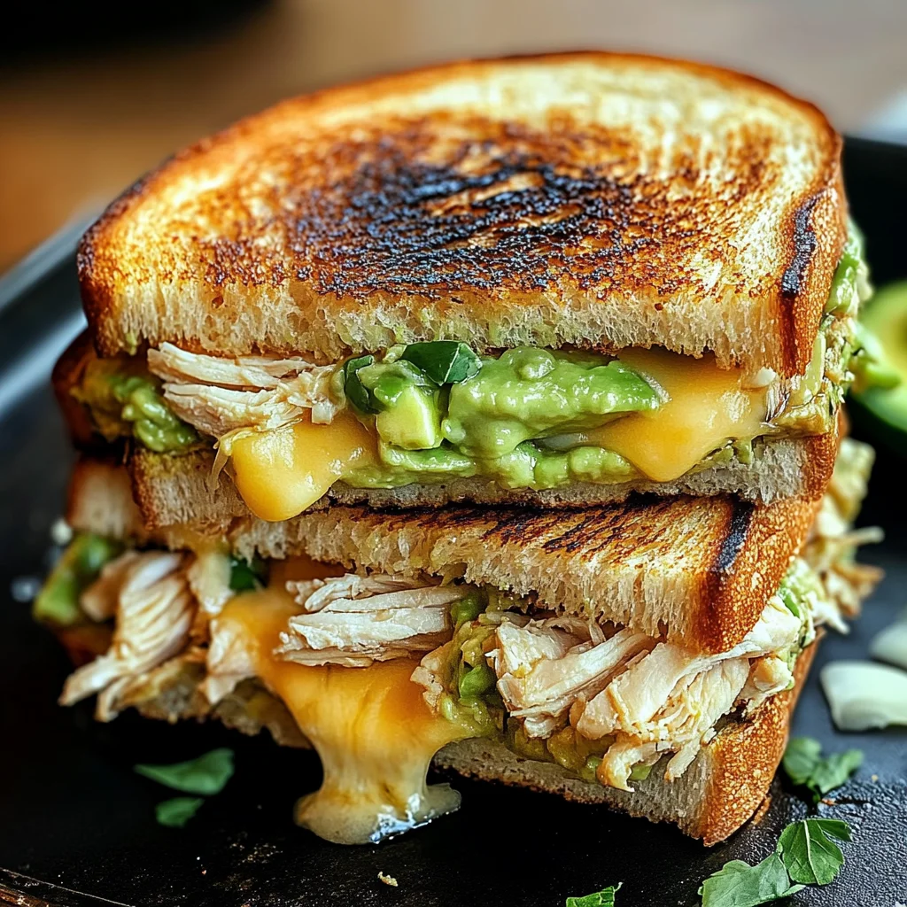 Chicken Avocado Melt Sandwich