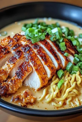 Fiery Chicken Ramen with Creamy Garlic Sauce