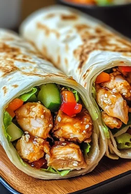 Firecracker Chicken Wraps