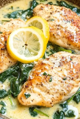 Lemon Parmesan Spinach Chicken