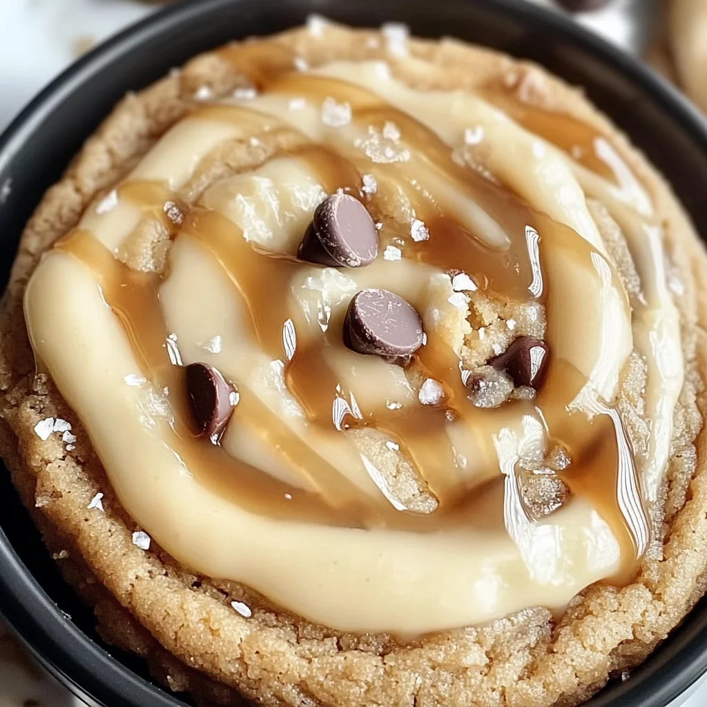 Salted Caramel Cheesecake Cookies