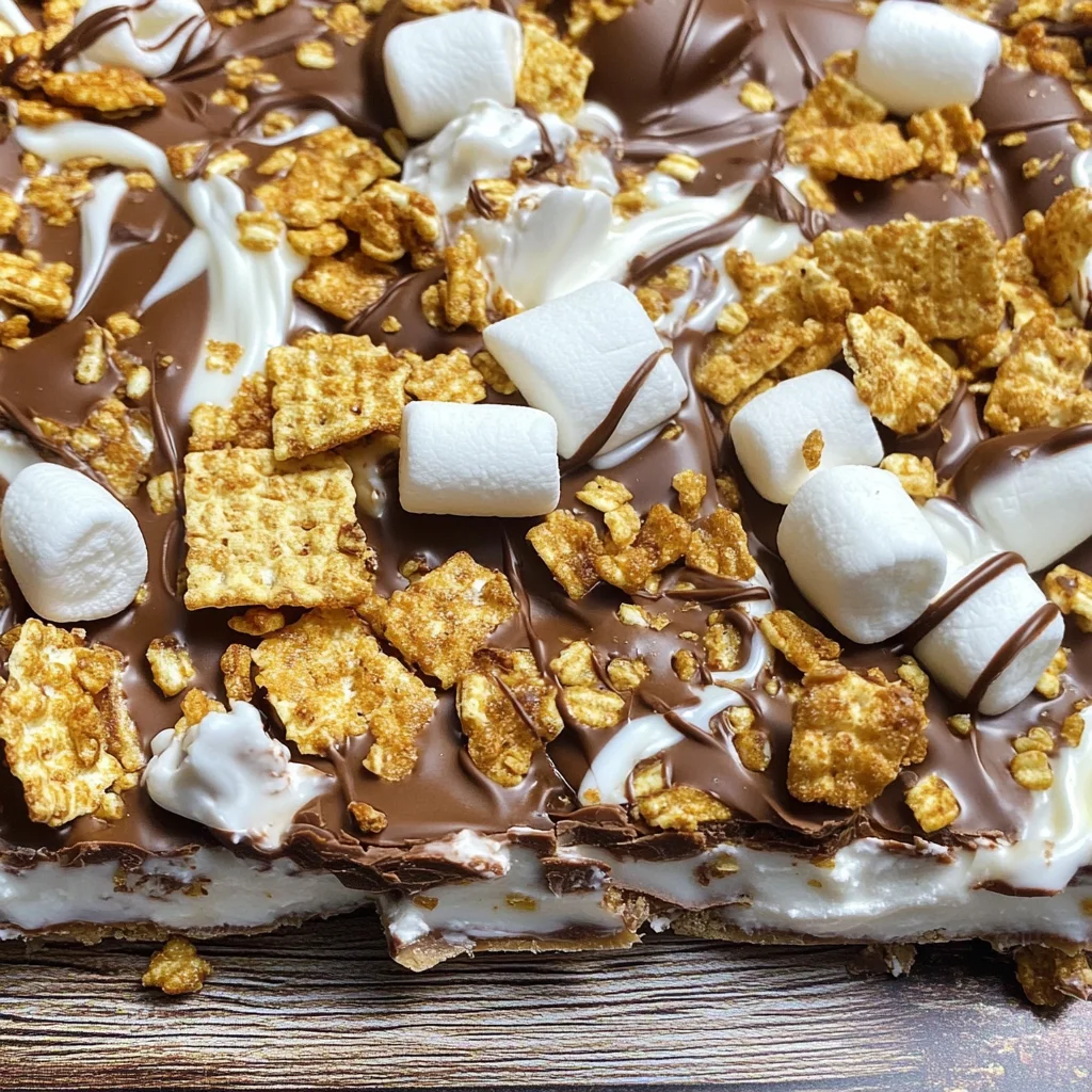 S’mores Bark With Golden Grachicken hams