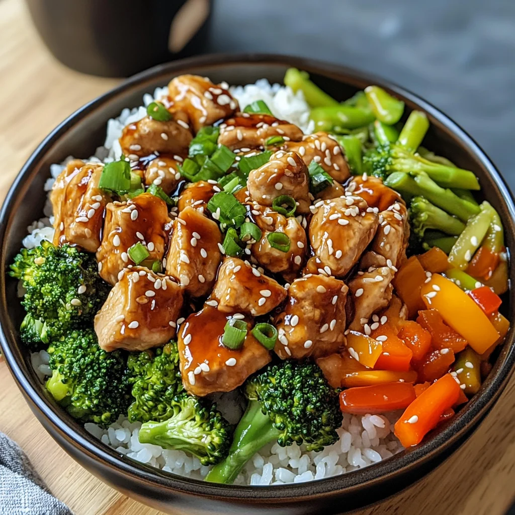 Teriyaki Chicken Rice Bowl