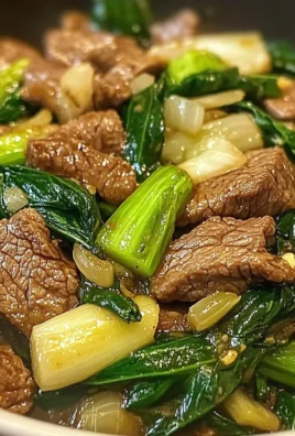 Beef and Bok Choy Stir Fry