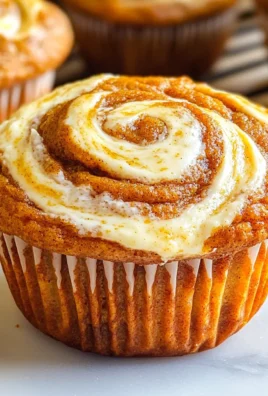 Best Swirled Pumpkin Cream Cheese Muffins