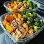 Chicken, Sweet Potato & Broccoli Meal Prep Bowls