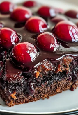 Chocolate Cherry Upside Down Cake