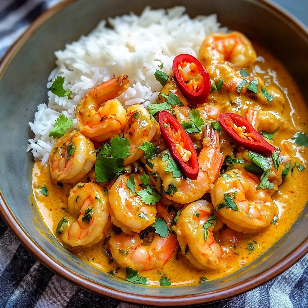 Coconut Shrimp Curry Bowl Recipe