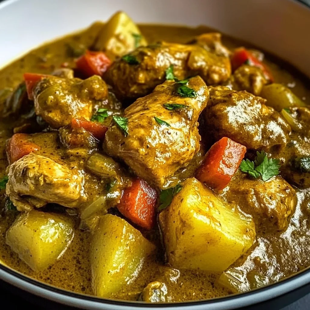 Creamy Chicken with Potatoes and Coconut