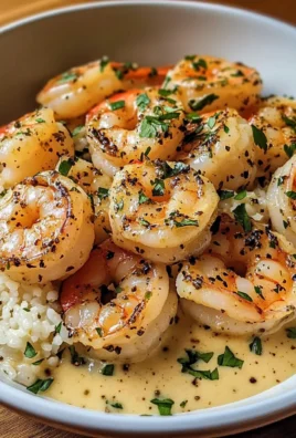 Creamy Garlic Butter Shrimp Bowl with Herb Rice