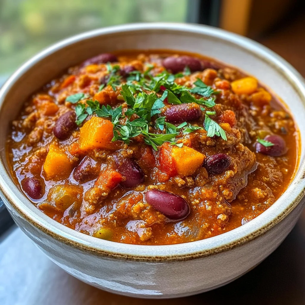 Crockpot Pumpkin Chili