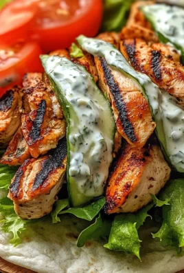 Greek Chicken Gyros with Cucumber Tzatziki