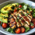 Grilled Chicken Avocado Salad