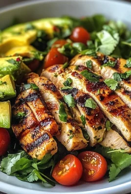 Grilled Chicken Avocado Salad