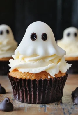 Halloween Cupcakes: Ghost Cupcakes