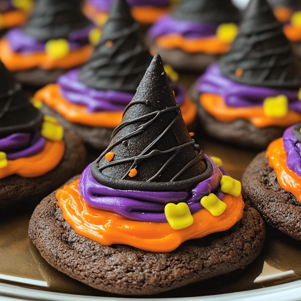 Halloween Witch Hat Cookies