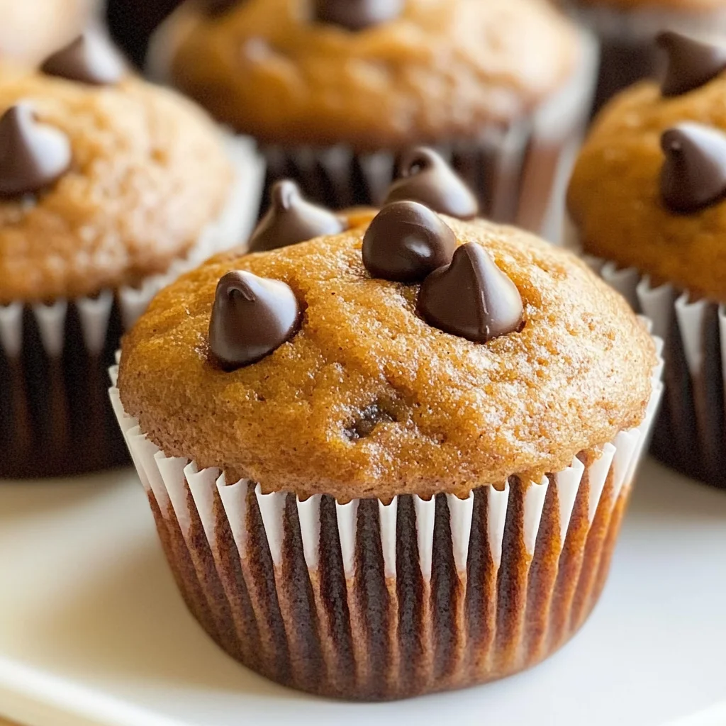 Pumpkin Chocolate Chip Muffins