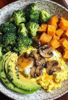 Savory Scramble with Veggie Medley & Sliced Avocado