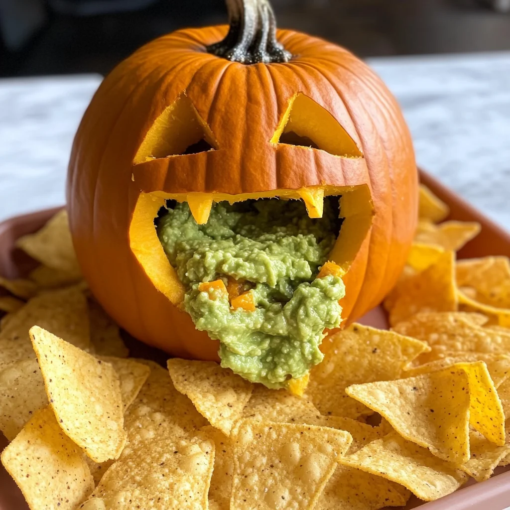 Throwing Up Pumpkin Guacamole Recipe
