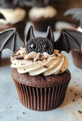 Vegan Oreo Bat Cupcakes