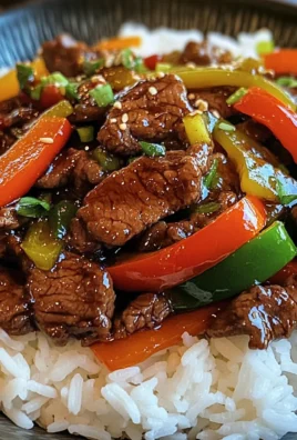 Beef & Pepper Stir-Fry with Rice