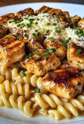 Creamy Parmesan Rotini with Garlic Butter Chicken