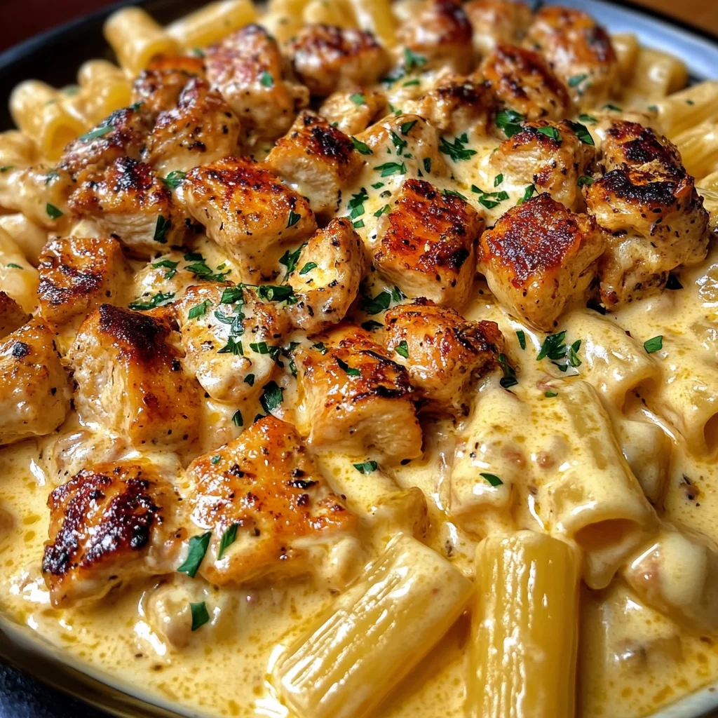 Creamy Velveeta Chicken Rigatoni Recipe