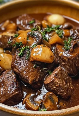 French Beef Stew with Mushrooms