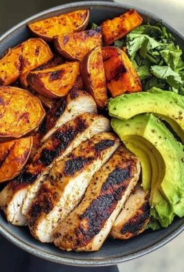 Grilled Chicken Veggie Bowl with Avocado