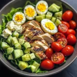 Mediterranean Chicken Salad Bowl