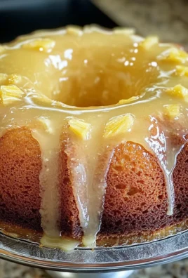Pineapple Cream Cheese Pound Cake with Pineapple Glaze