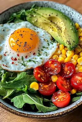 Sunny Avocado Breakfast Bowl with Corn & Cherry Tomatoes