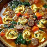 Autumn Tortellini Soup With Sausage