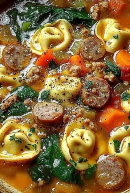 Autumn Tortellini Soup With Sausage