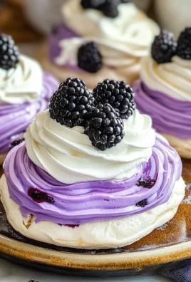 Blackberry Pavlovas