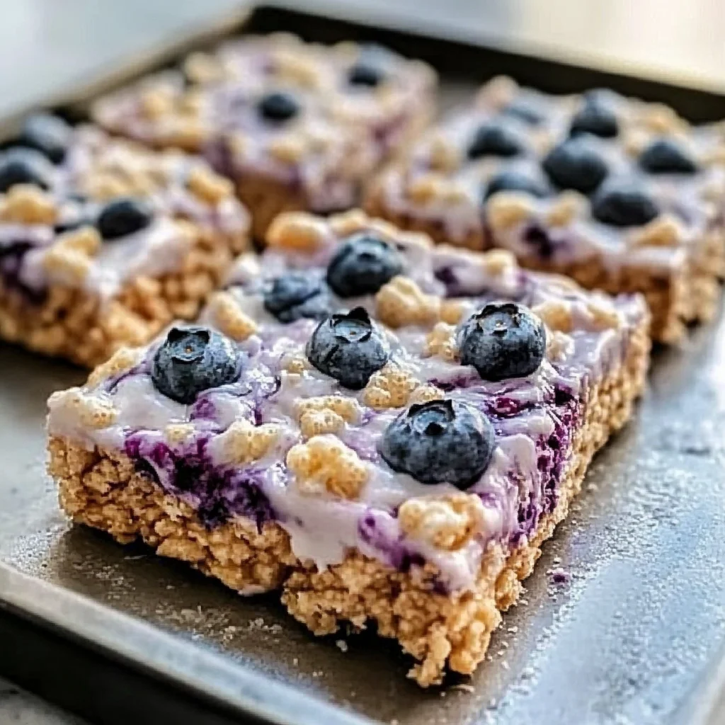 Blueberry Rice Krispies