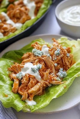 Buffalo Chicken Lettuce Wraps