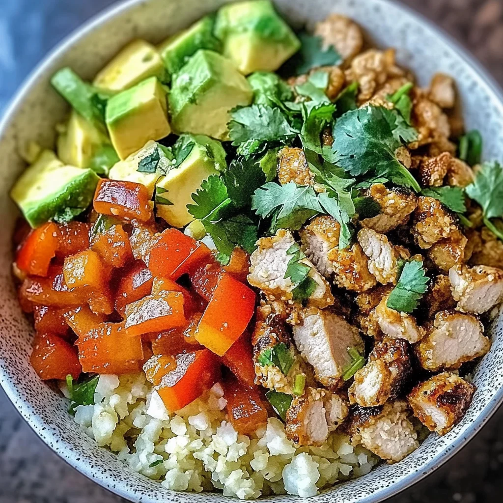 Cauliflower Rice Turkey Bowl