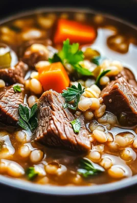 Cozy Beef and Barley Soup