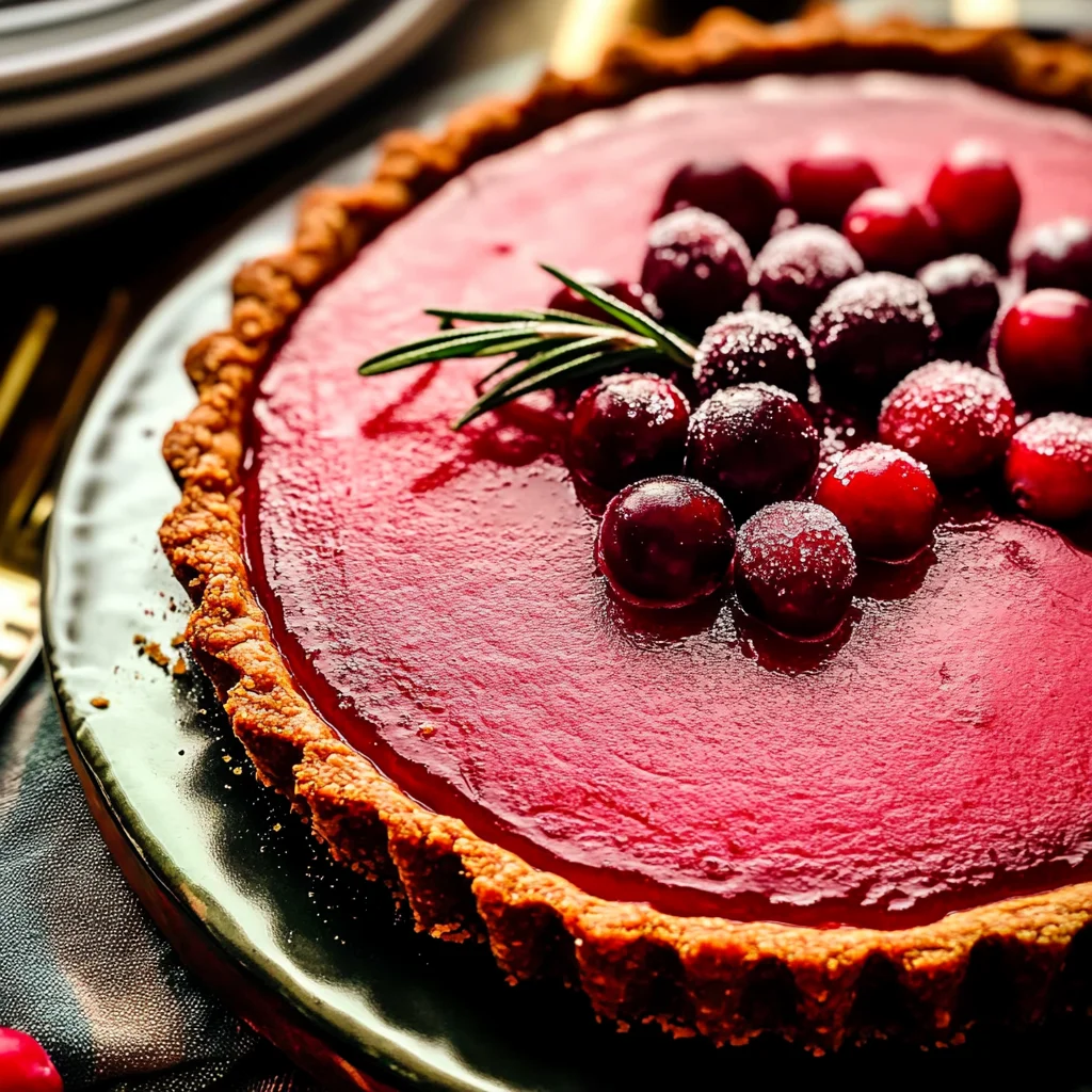 Cranberry Curd Tart Recipe