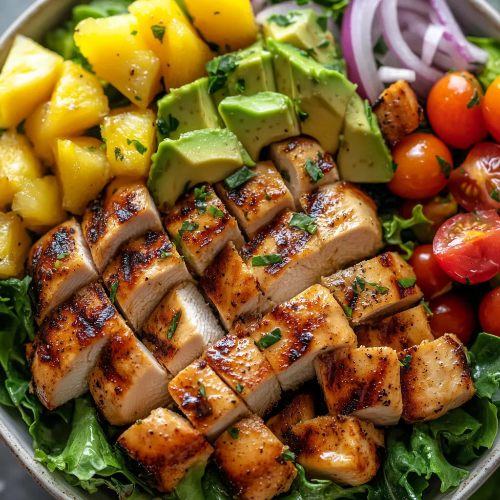 Hawaiian Chicken Salad: Gluten-Free & Whole Health Flexi-Plan
