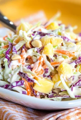 Hawaiian Pineapple Coleslaw