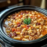 Olive Garden Slow Cooker Pasta Fagioli: Comfort in Every Spoonful