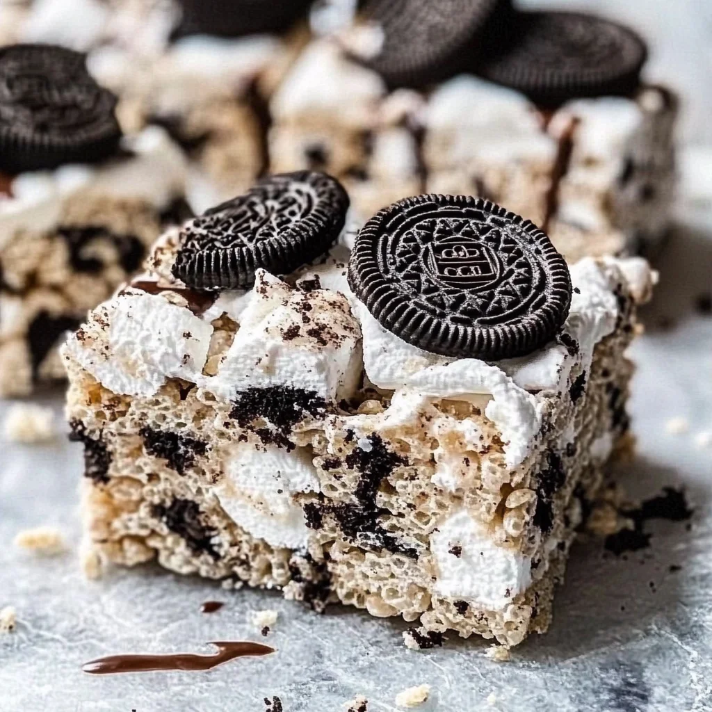 Oreo Rice Krispies Treats