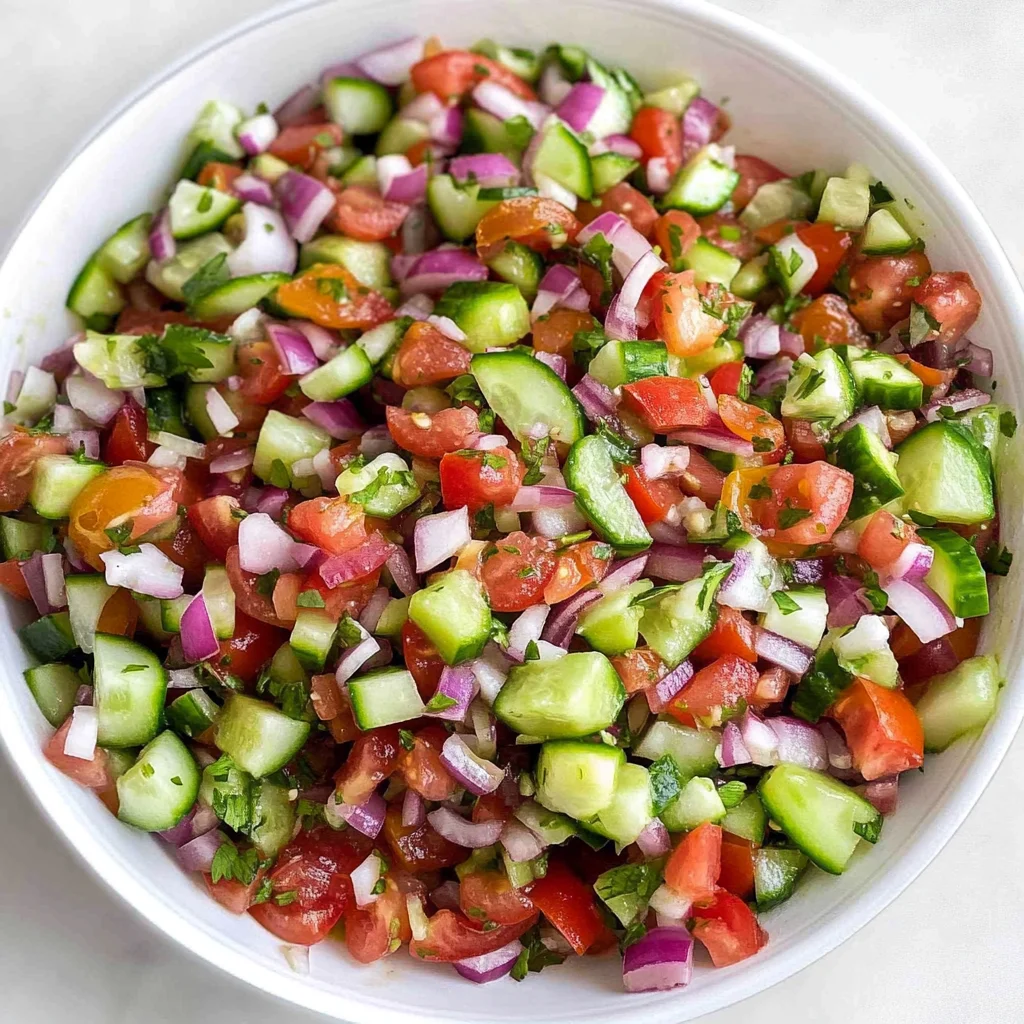 Persian Shirazi Salad