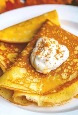 Pumpkin Crepes with Maple Cream Cheese Filling
