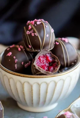 Raspberry Chocolate Truffles