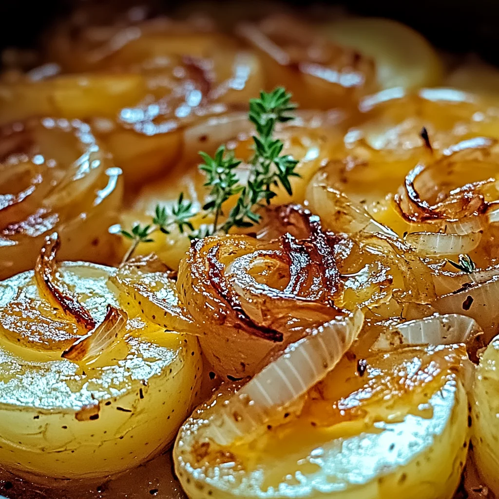 Savory French Onion Potato Bake