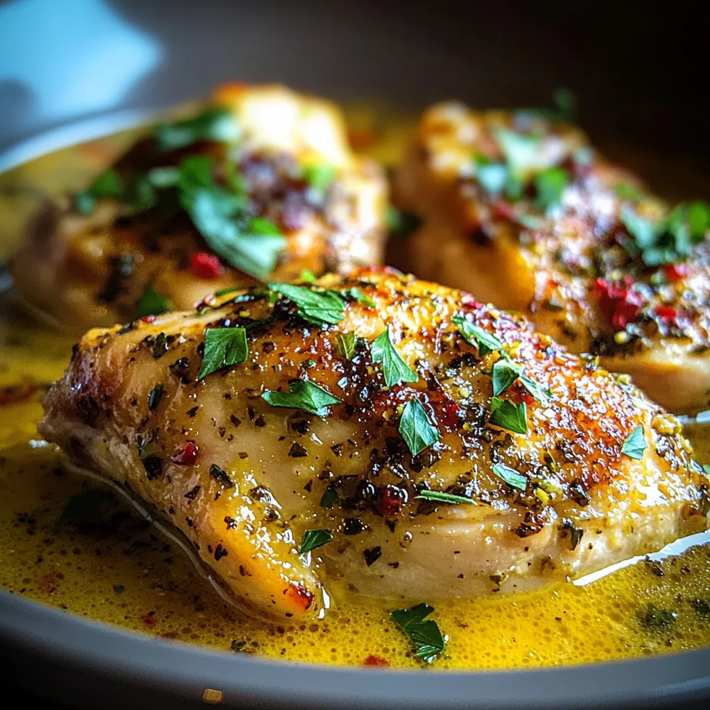 Slow Cooker Garlic Butter Chicken